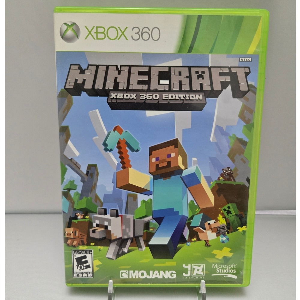 Minecraft Xbox 360 Edition -‎ Microsoft Xbox 360 - Case & Disc Tested & Working
